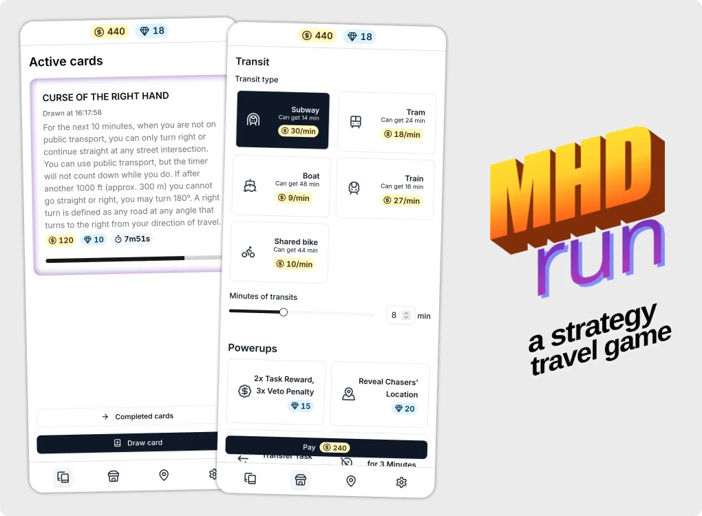 Ukázka projektu MHD run